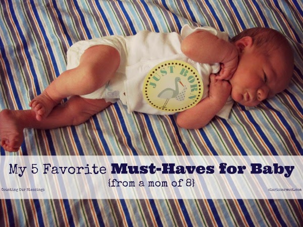 My 5 Must-Haves for Newborn Baby