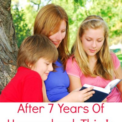 After 7 Years Of Homeschool, This Is What I’ve Learned