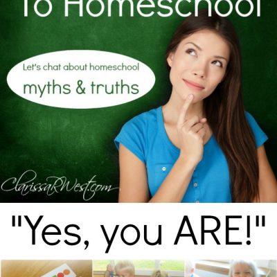 I’m Not Cut Out To Homeschool (homeschool myths & truths)