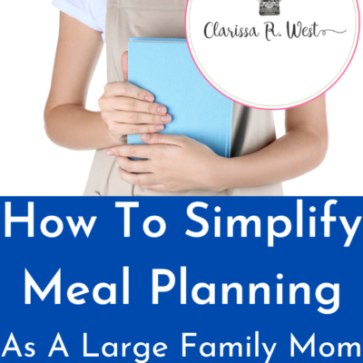 How To Simplify Meal Planning As A Large Family Mom | FREE Planner