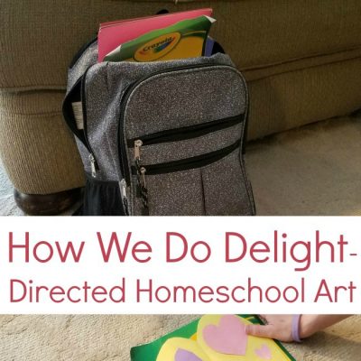 How To Cultivate Creativity In Kids | How We Do Delight-Directed Homeschool Art