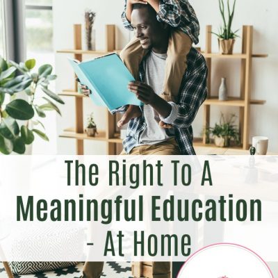 The Right To A Meaningful Education – At Home