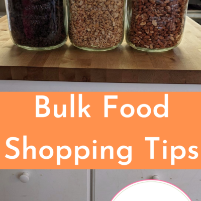 Bulk Food Shopping Tips | Free Planning Pages