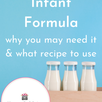 Homemade Infant Formula | printable