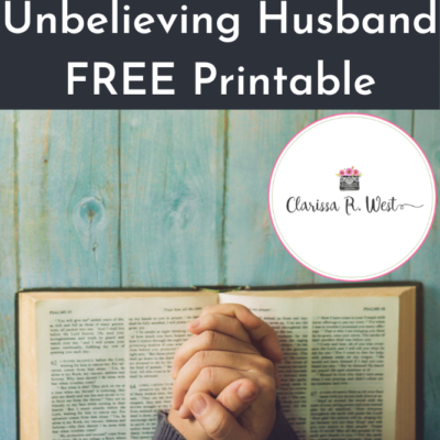 Prayer For An Unbelieving Husband | FREE Printable