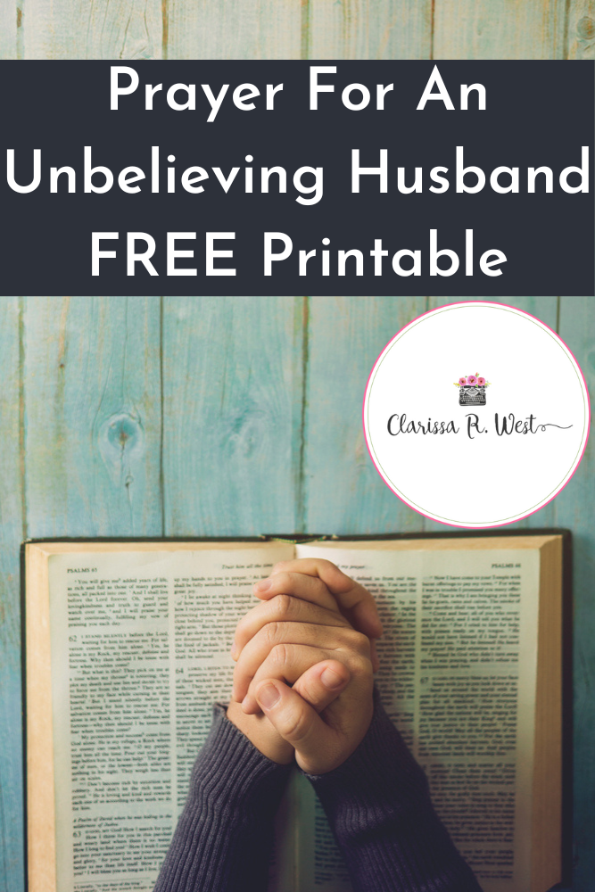  Prayer For An Unbelieving Husband FREE Printable