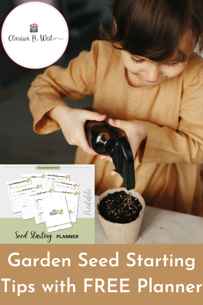 Garden Seed Starting Tips - FREE Planner