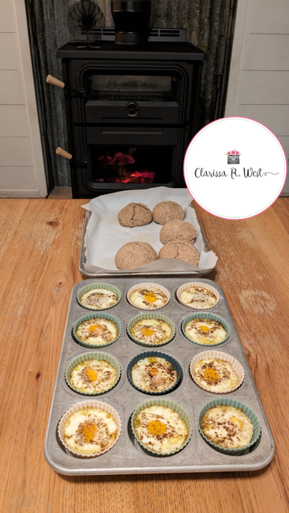 wood oven baked breakfast