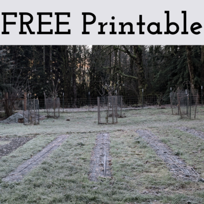 December on the Farm | FREE Printable