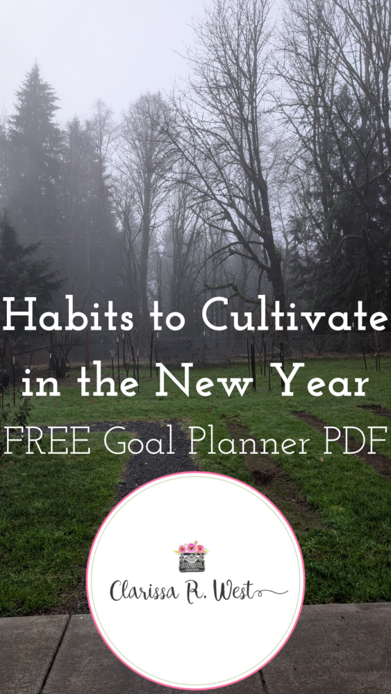 Habits to Cultivate in the New Year FREE Goal Planner PDF